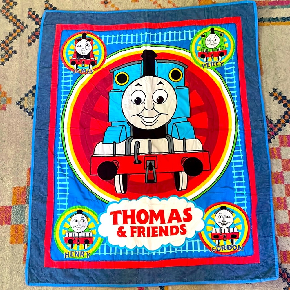 Custom Thomas the Train Quilt